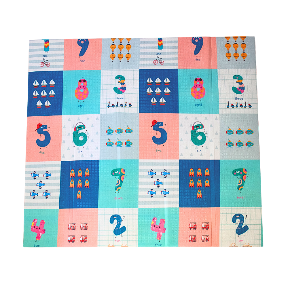 Road Map & Numbers Folding Play Mat