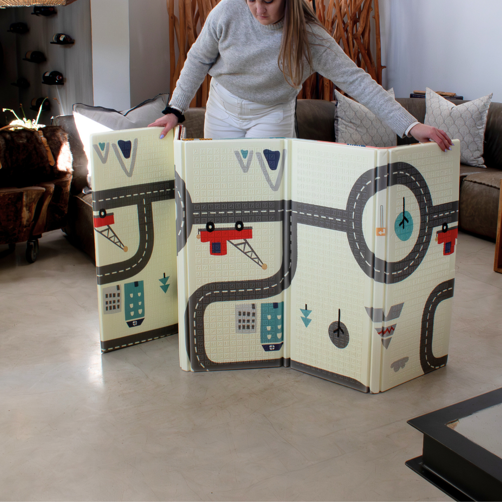 Road Map & Numbers Folding Play Mat