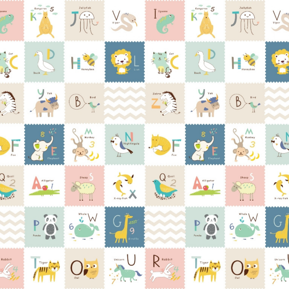 Medium Safari & Alphabet Play Mat
