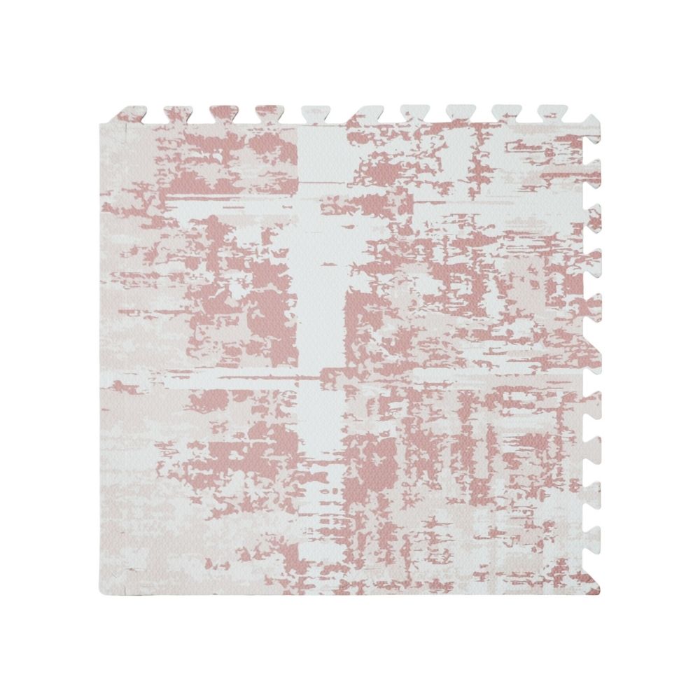Blush Abstract Tile Play Mat