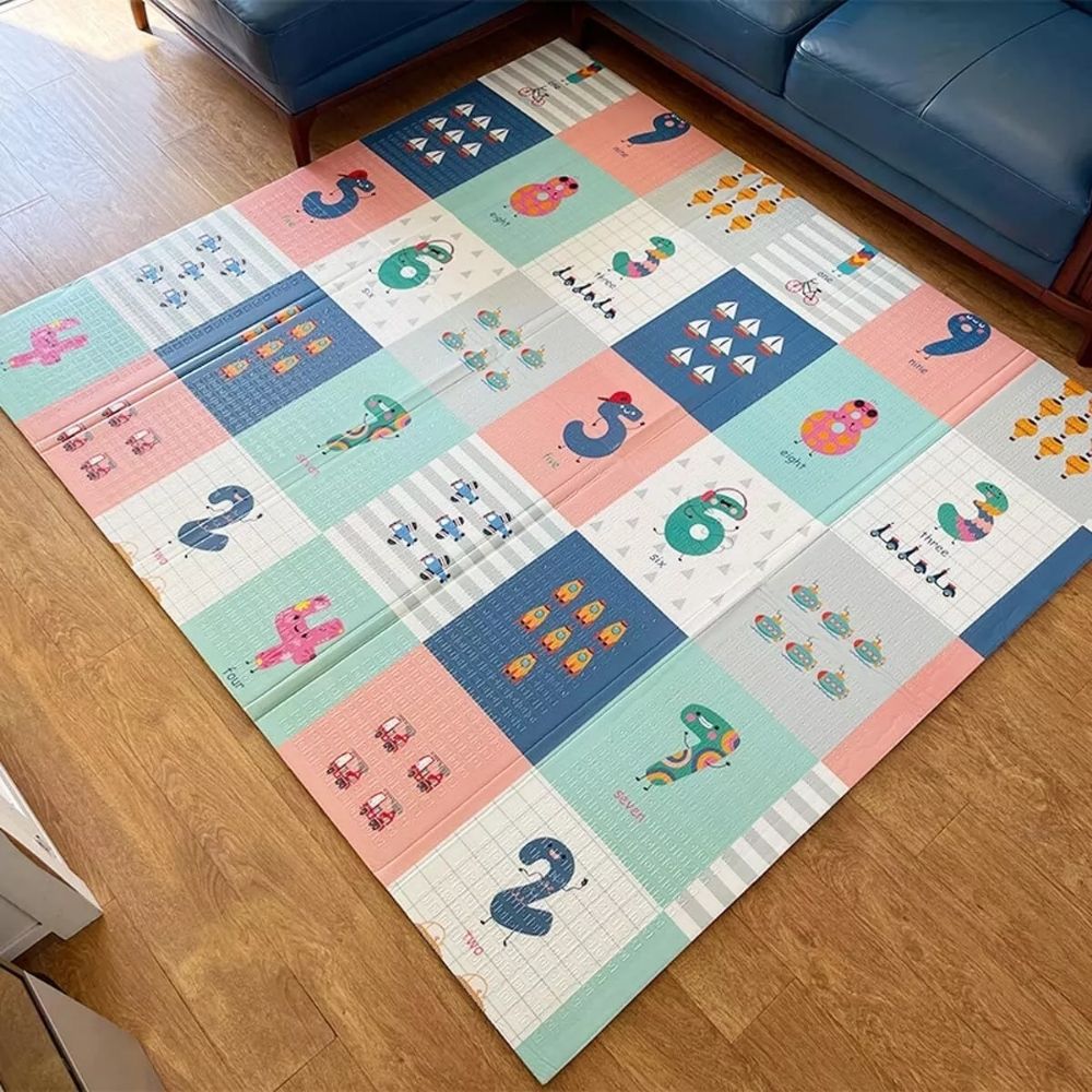 Road Map & Numbers Folding Play Mat