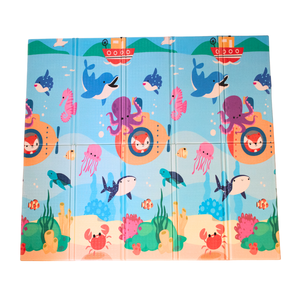 Under The Sea & Educational Folding Play Mat