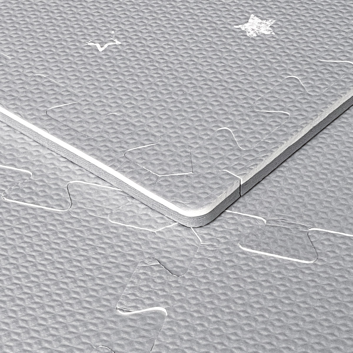 Faded Stars & Moons on Grey Play Mat