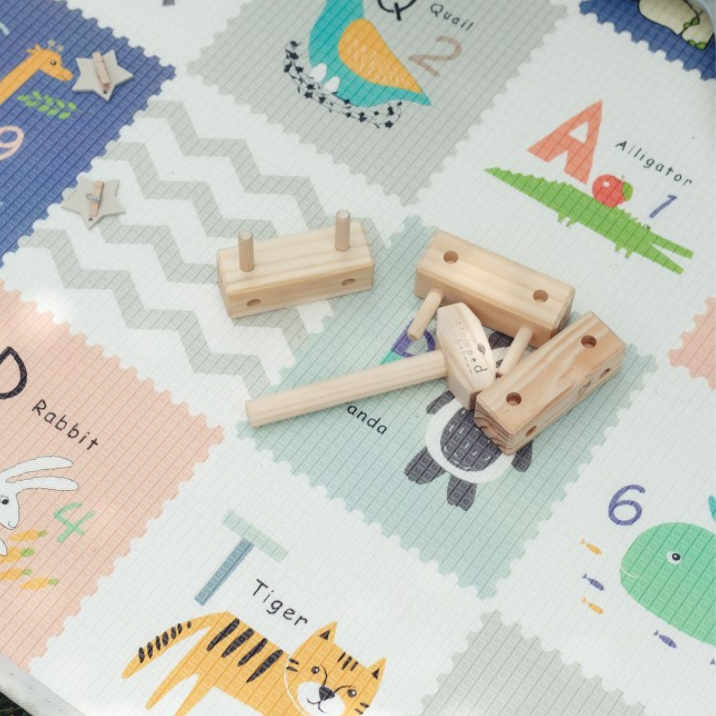 Large Road & Alphabet Play Mat