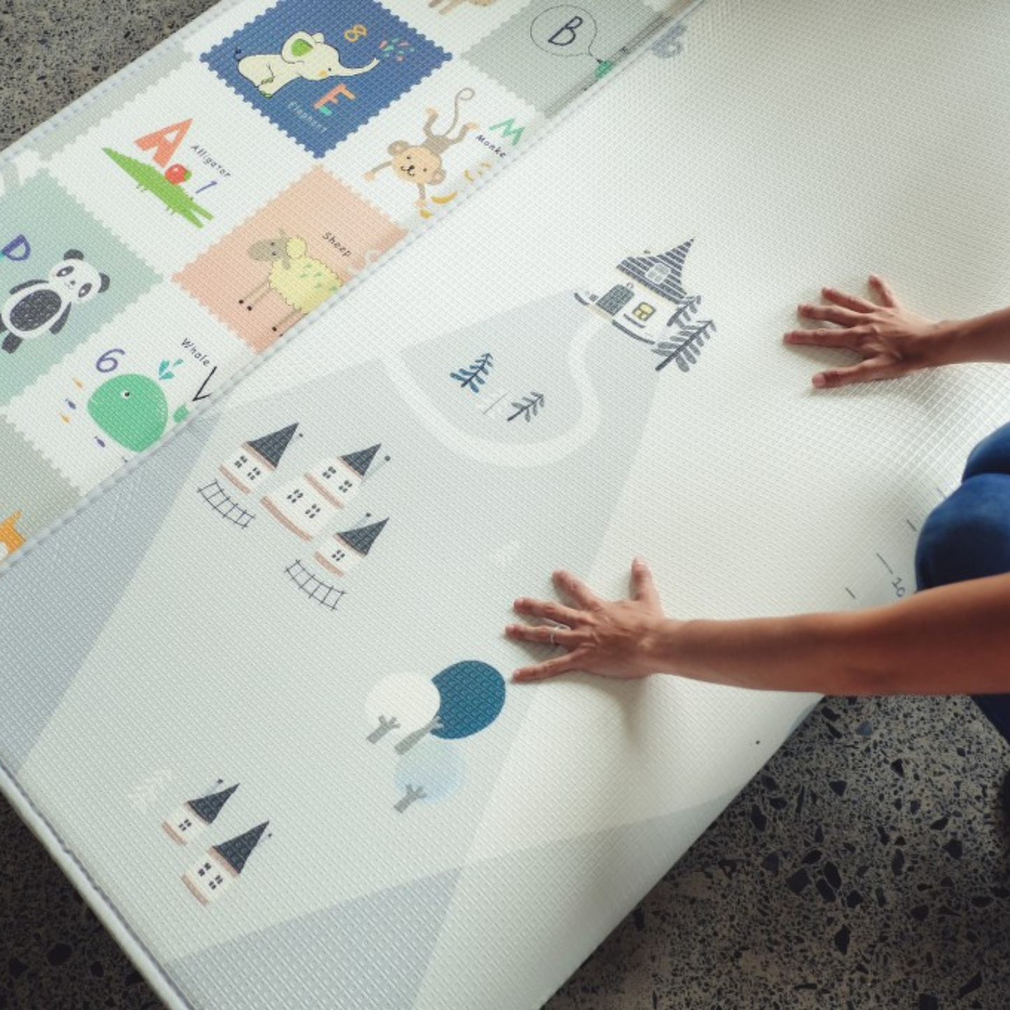 Large Mountain & Alphabet Play Mat