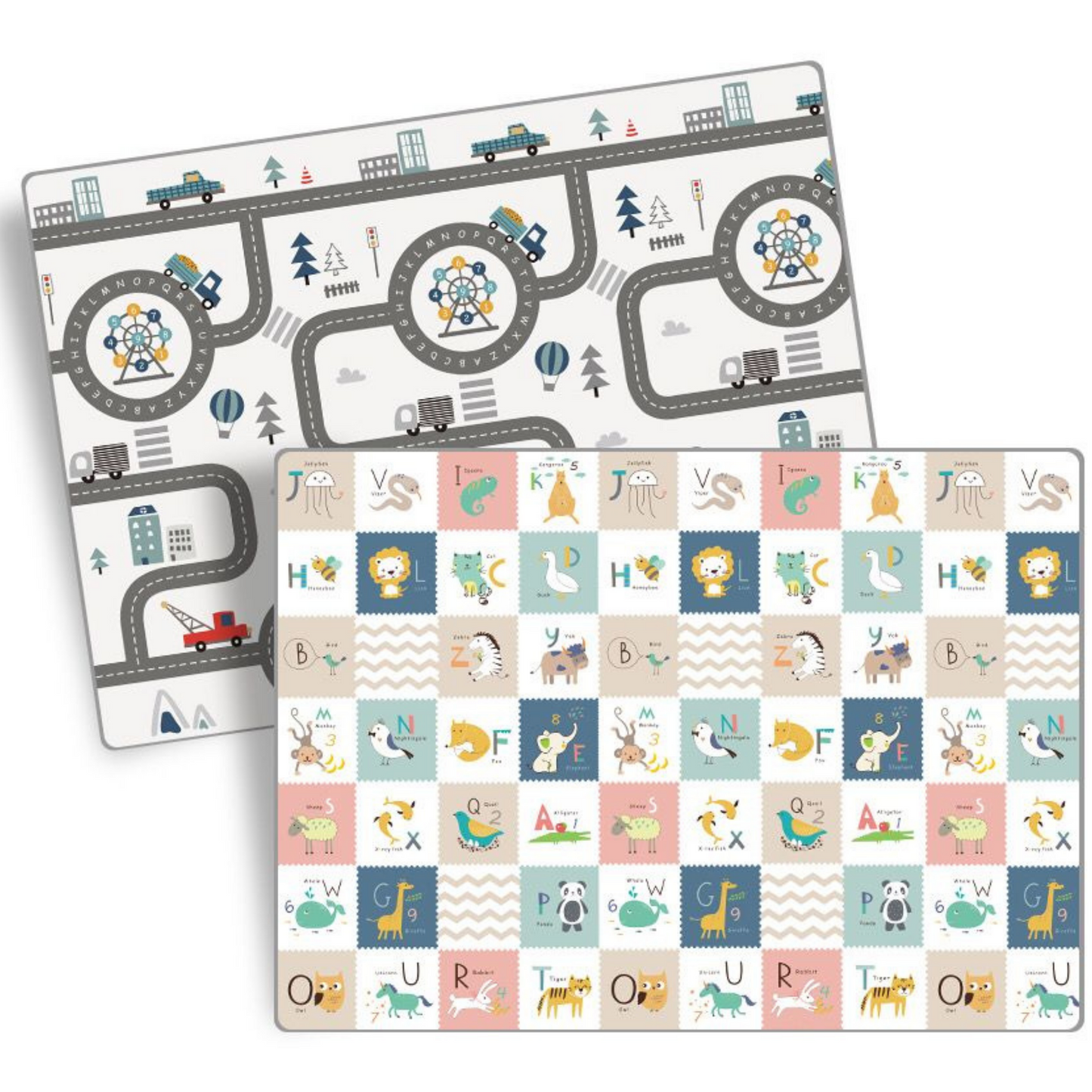 Medium Road & Alphabet Play Mat