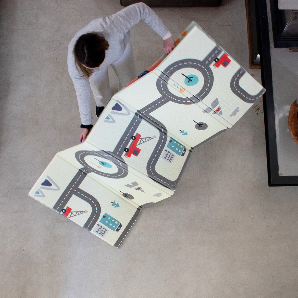 Road Map & Numbers Folding Play Mat