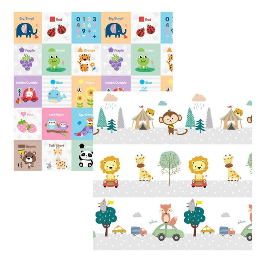 Safari & Educational Folding Play Mat
