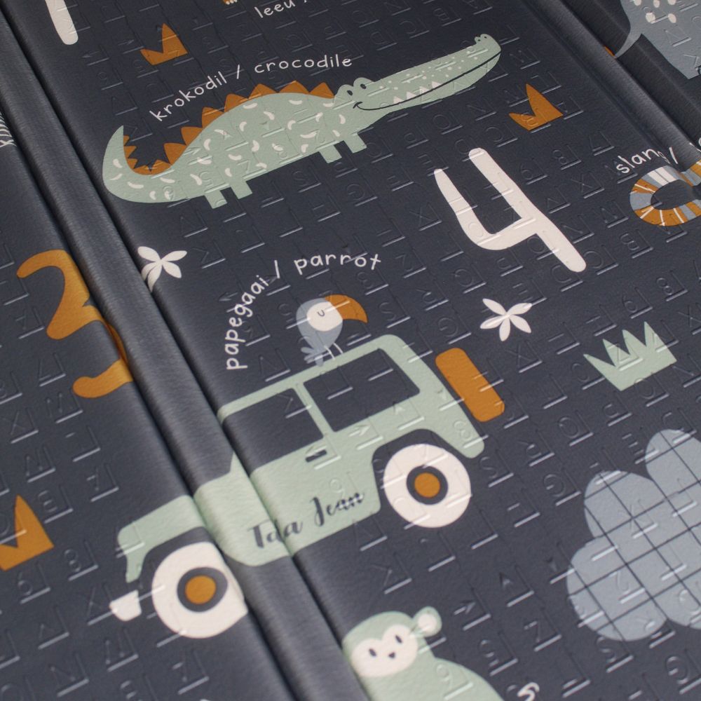 Safari Numbers & South African Road Map Folding Play Mat