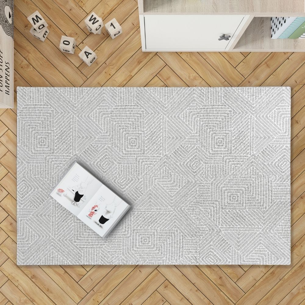 Grey Maze Tile Play Mat