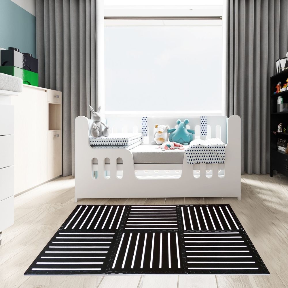 Black & White Stripe Tile Play Mat (Limited Edition)
