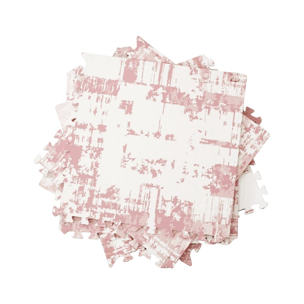 Blush Abstract Tile Play Mat