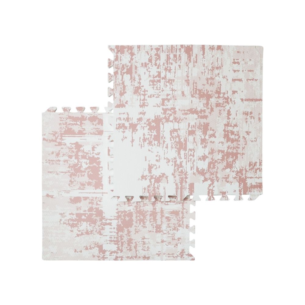 Blush Abstract Tile Play Mat