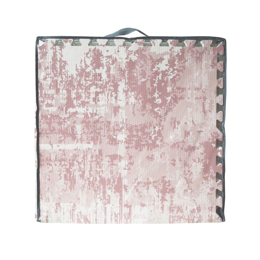 Blush Abstract Tile Play Mat