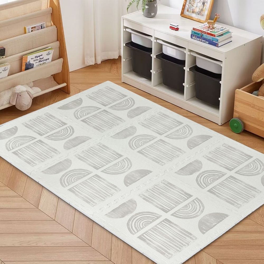 Geometry Mat Morandi Geometry Tile Play Mat | Tayla Jean Play Mats
