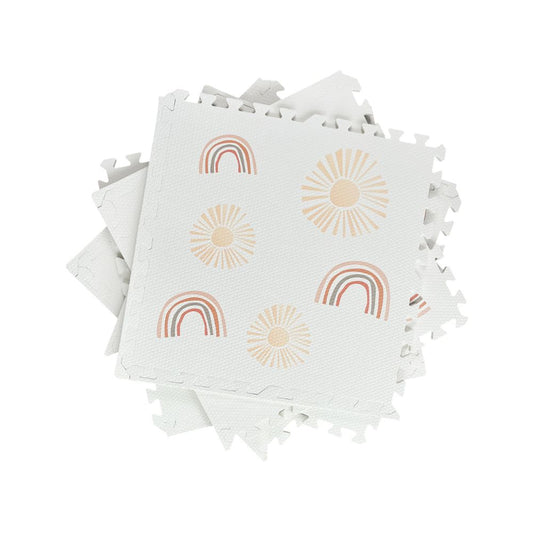 Rainbow Rise Crisp White Tile Play Mat