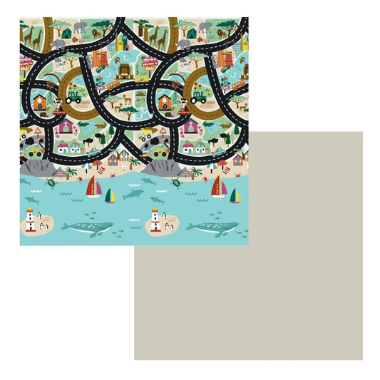 South African Road Map & Beige Play Mat