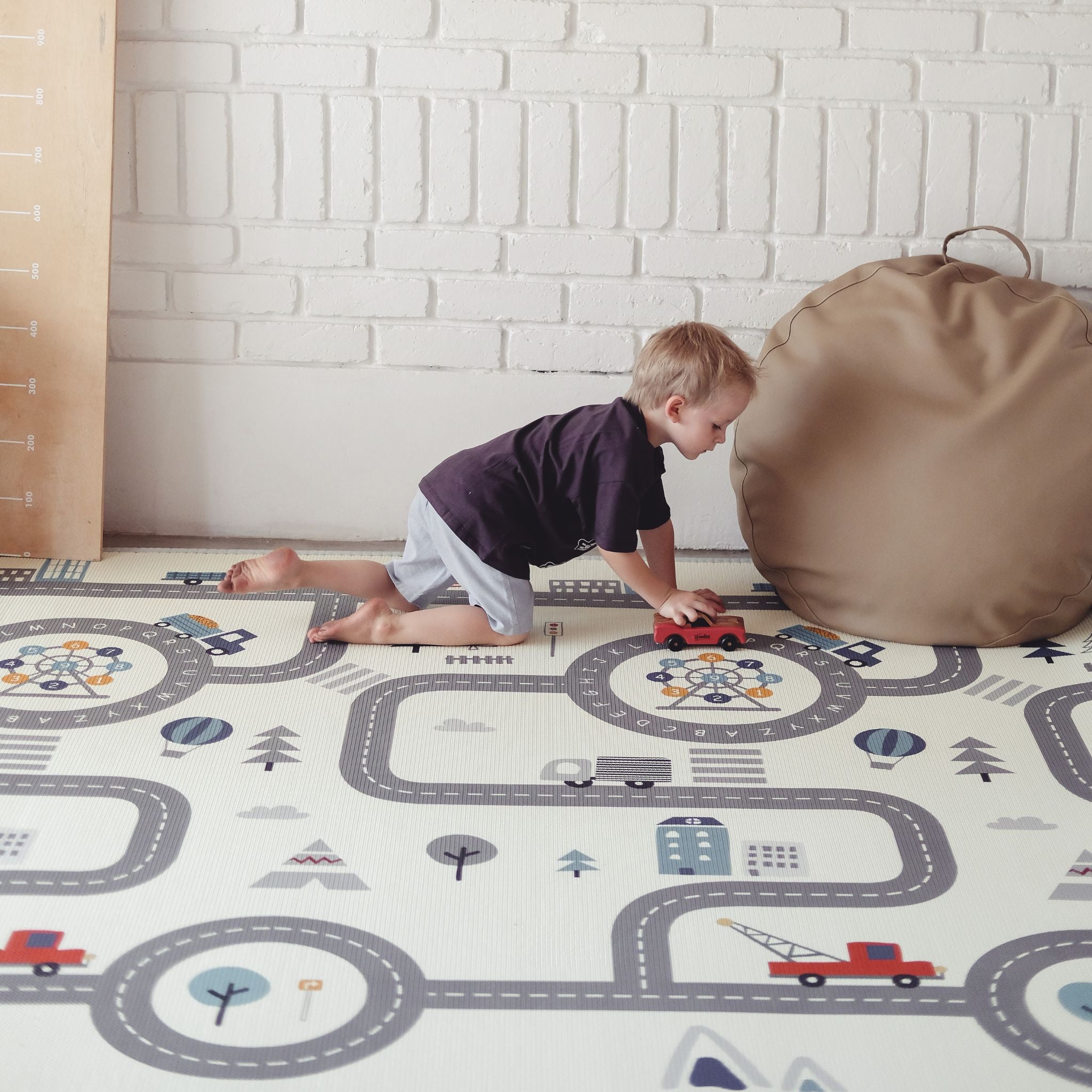 Car and train play mat on sale